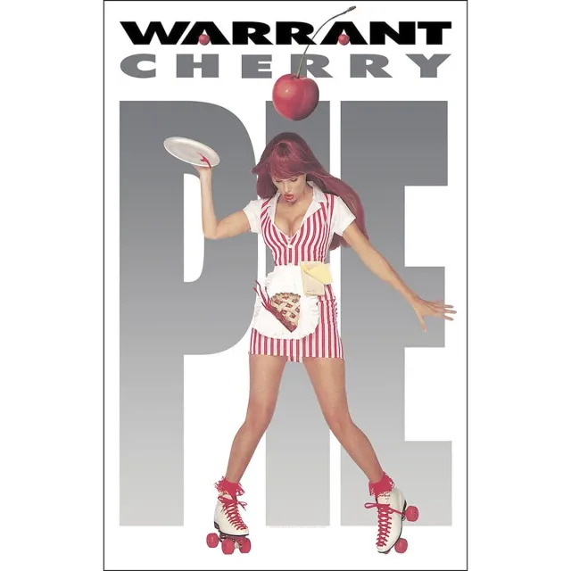 Rock Off Warrant Textiel Poster Flag Cherry Pie Multicolours