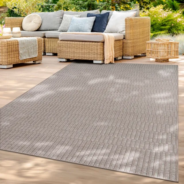 TT Home Balkon Tuin Woonkamer Boho Patroon Scandinavisch Effen Kleur Modern 200 x 280 cm Rond 200 x 280 cm Rond beige