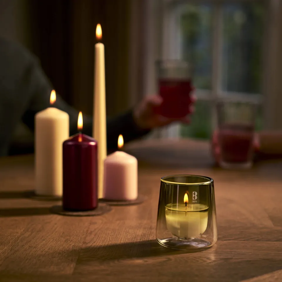 Bolsius Cleanlight navulling Cypress & Amber crème, foto 3