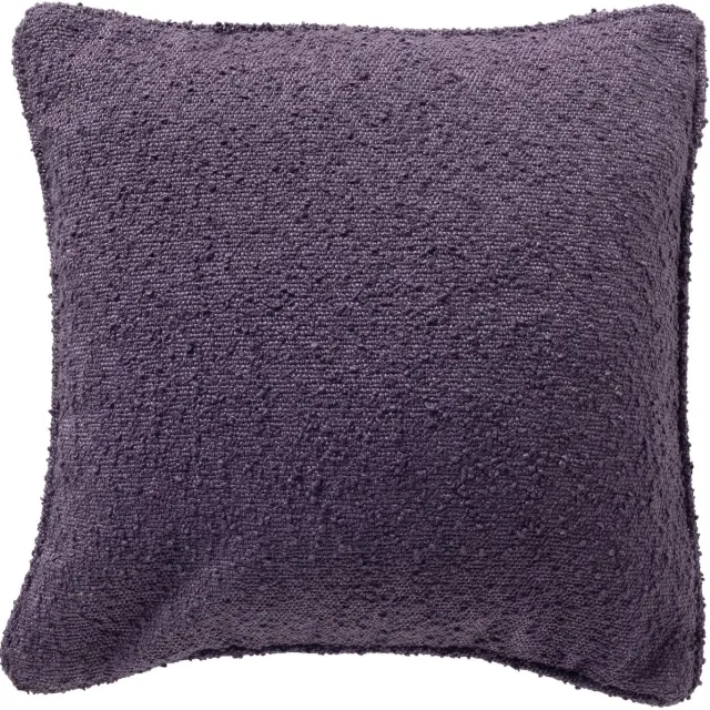 Dutch Decor ONNO - sierkussen 45x45 cm - bouclé - Montana Grape - paars - Inclusief binnenkussen - Luxe kussens voor woonkamer & bank