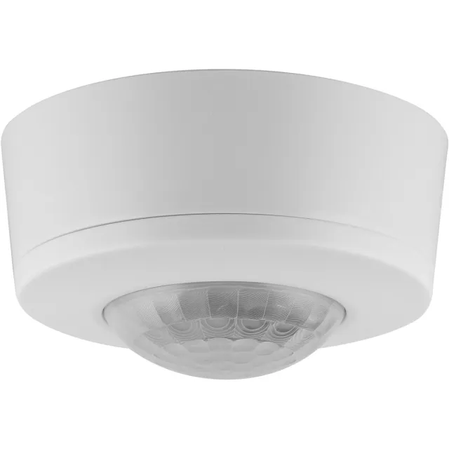 Osram SENSOR met 360° bewegings- en lichtsensor, in wit van kunststof, IP44 bescherming, voor trappenhuizen en toiletten