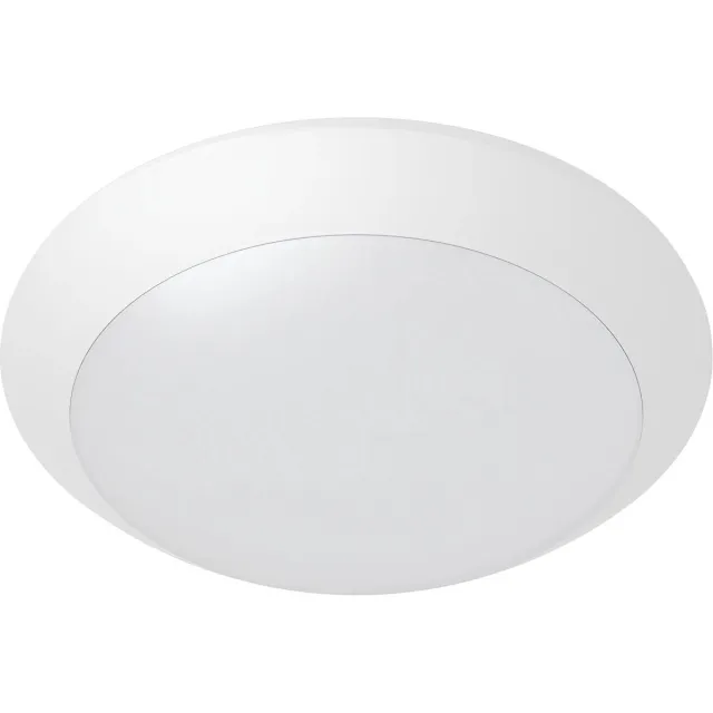Qualu LED Plafondlamp met Sensor - Badkamerlamp - Kingtron Aquin - Waterdicht IP65 - E27 Fitting - Opbouw - Rond - Wit