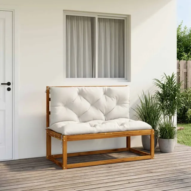 vidaXL 1-delig Palletkussen VIANEN 100% Polyester Wit 100 x 50 x 50 cm