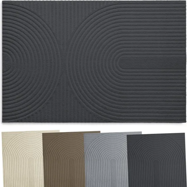 Famanu Deurmat voor binnen en buiten 60x90 cm - Antislip en absorberend wit
