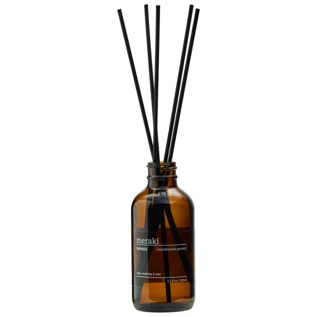 Meraki geurstokjes Scandinavian Garden (120 ml) Bruin