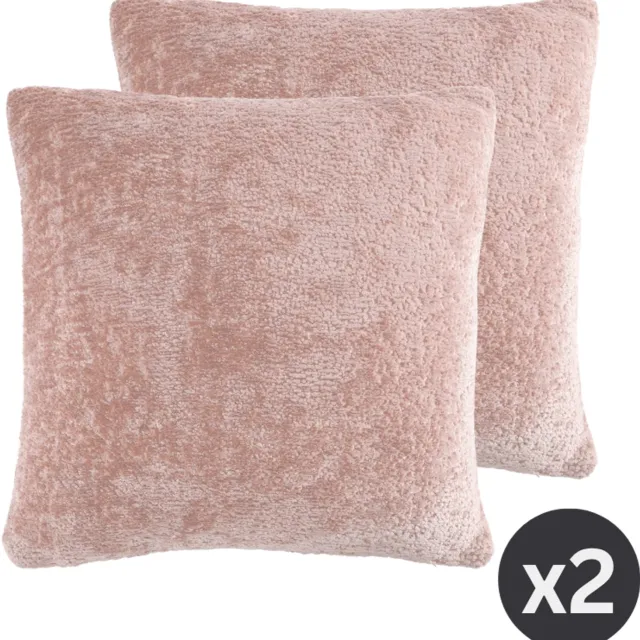 Tiseco Kussen (gevuld) JULIE - Afneembare hoes - 45x45 cm, roze PINK