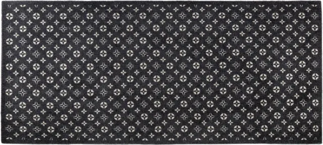 MD-Entree MD Entree - Design mat - Universal - Stars Anthra - Vloerkleed - Antislip - Machine wasbaar - 67 x 150 cm Antraciet