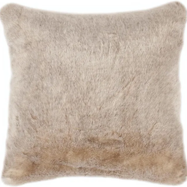 PAD faux fur sierkussenhoes Champagne naturel - 48x48 cm