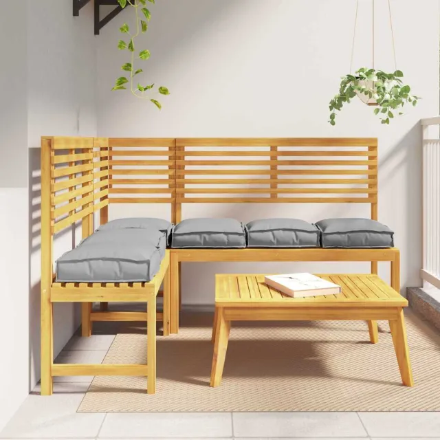 vidaXL Kussen 6 st Oxford Stof Grijs 40 x 40 x 8 cm