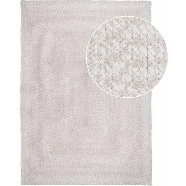 Nest of Nora Vloerkleed binnen en buiten 200x300cm - Gerecycled PET - Sand Beige