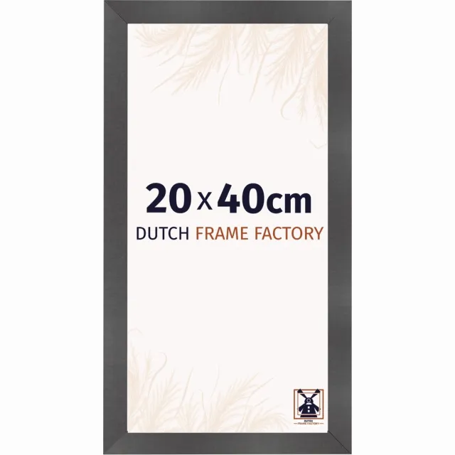 Dutch Frame Factory Fotolijst 20x40 cm - MDF - Zwart Mat - Praag