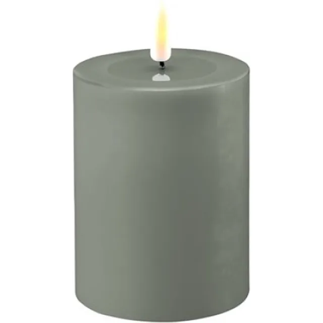 Deluxe Homeart Led Kaars Salie Groen 7,5 x 10,0cm Salvie Groen