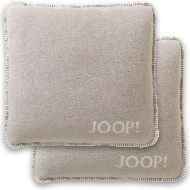 Joop! Kussen UDF Doubleface Een maat, 50x50 Set van 2 beige