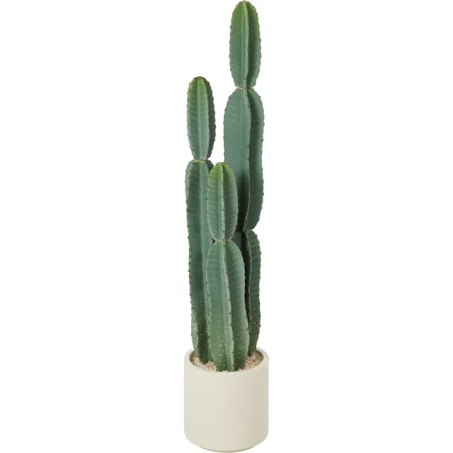 Homona Kunstplant Kaktus in pot - 111 cm hoog - Groen