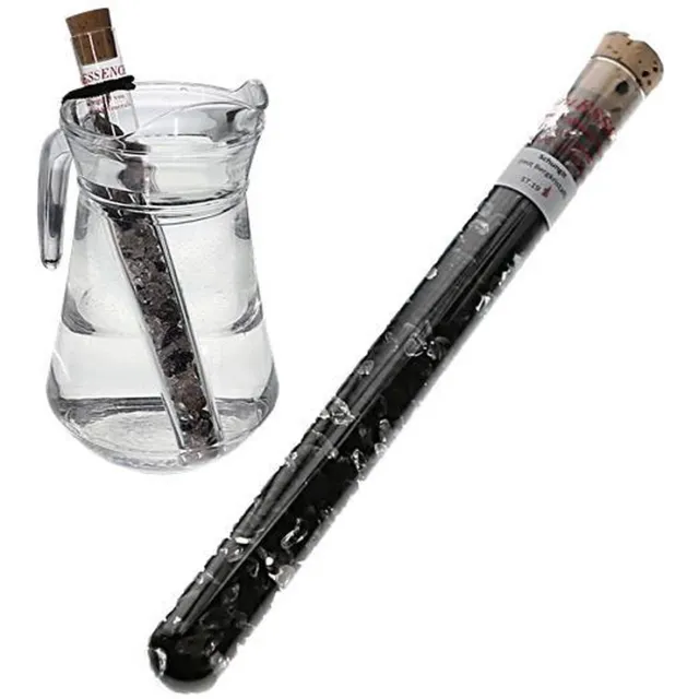 Yogi & Yogini Edelsteenwaterstaaf Shungite - 24 - Edelsteen - Glas Meerkleurig
