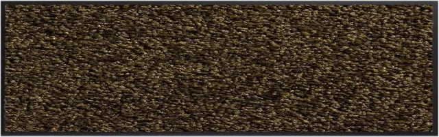 Hamat Twister 574 Teak 012 - 60 x 180 cm - Wasbare Droogloopmat voor openslaande deuren Bruin