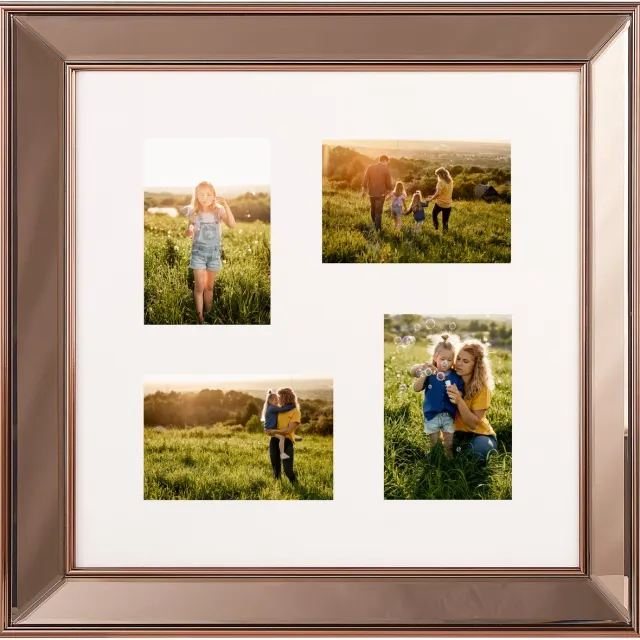 Beliani DABOLA - Fotolijst - Koper - Liggend - 52 cm - Glas