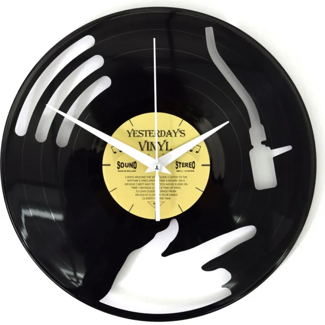 Yesterdays Vinyl KLOK thema DISC JOCKEY zwart