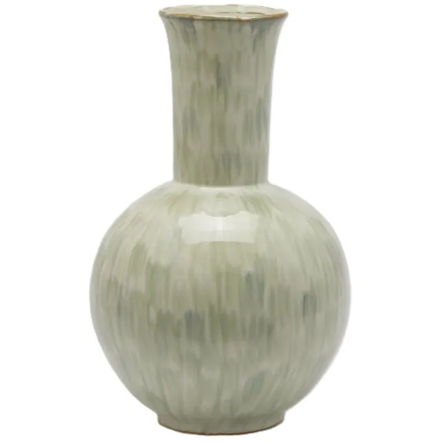 EDG Vaas- Glas - wit - D28 x H44 cm - Opening 11,5 cm