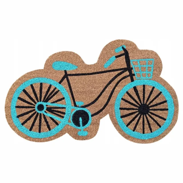 FLOOR GARDENS Fiets Deurmat Kokos 75x45 cm - Natuurlijk en Duurzaam