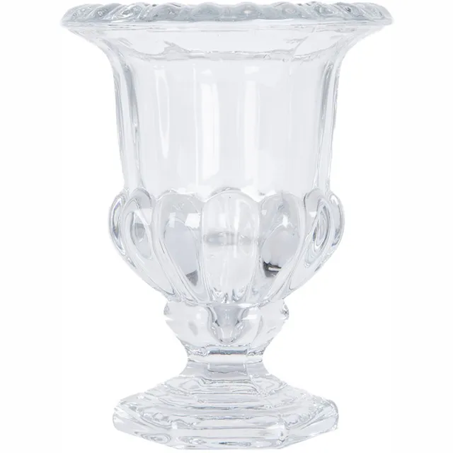 Clayre & Eef Vaas Ø 12x15 cm Transparant Glas