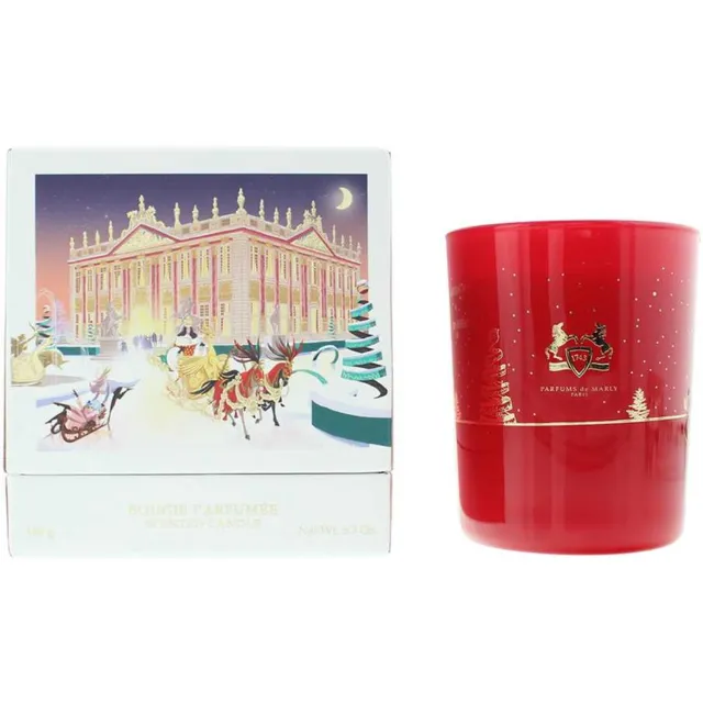 Parfums de Marly Festive Spiced Delight geurkaars - 180 g rood