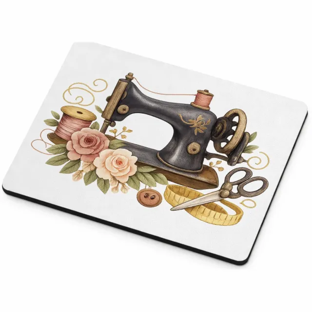 Mr Cadeautjes MDF magnetische fotolijst 9 x 7 - design Vintage workshop-compositie met een ander ambachtelijk hoofd | cadeau Wit