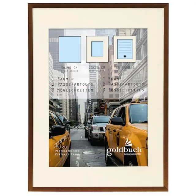 Goldbuch Fotolijst Puro - Brons - 20x30 cm (30x40 cm)