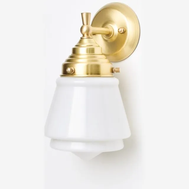 Coloured by Art Wandlamp Komeet Royal Messing - Art Deco Trade