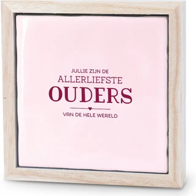 Miko Liefs in een lijstje - Jullie zijn de allerliefste ouders Meerdere kleuren