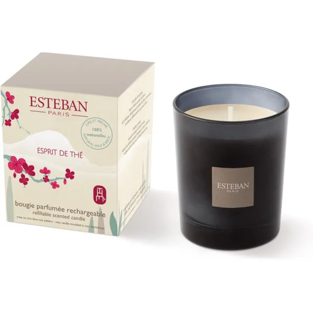 Esteban Classic Esprit de Thé Geurkaars 180gr Antraciet