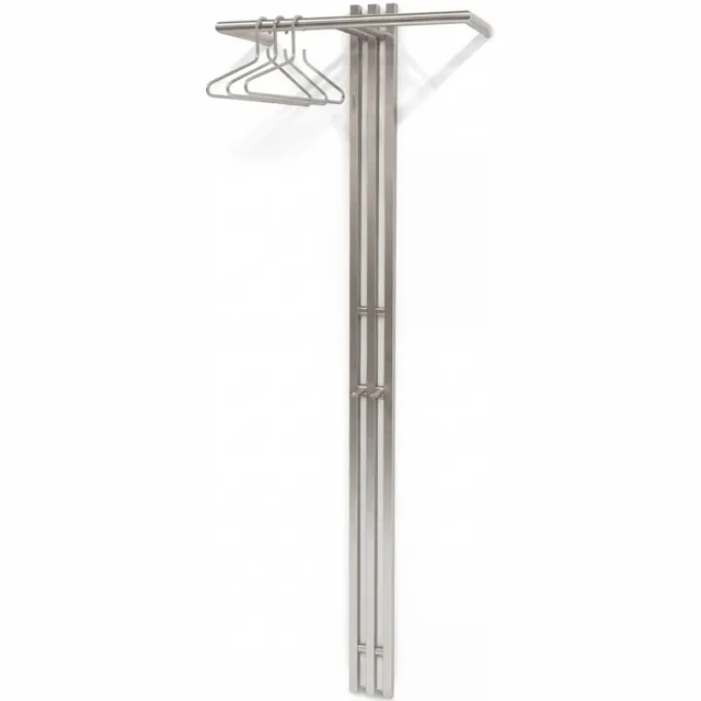 Spinder Design Senza 5 wandkapstok RVS