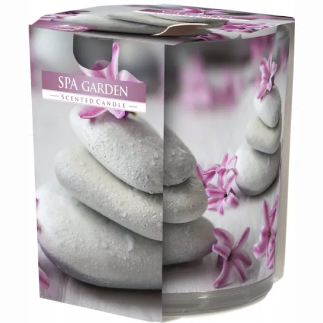 geurkaars Spa tuin lila