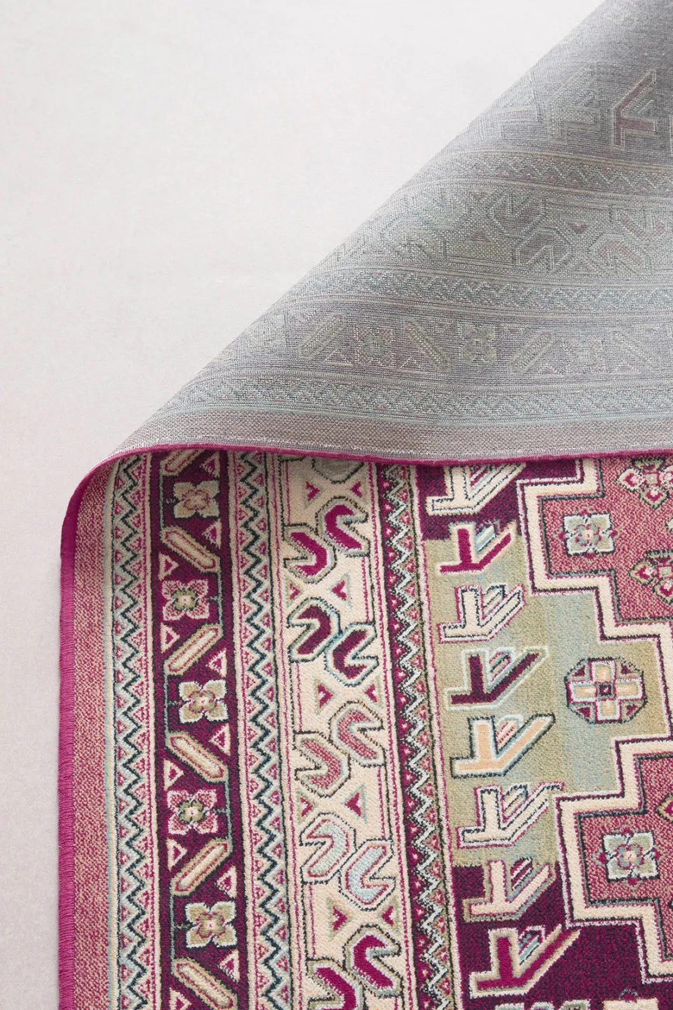 NOUS Living vloerkleed Granby rood/roze, foto 3