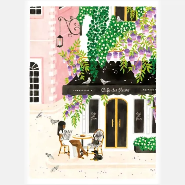ALL THE WAYS TO SAY Poster Parijs 50 x 70 cm All The Ways to Say ATWS Meerkleurig