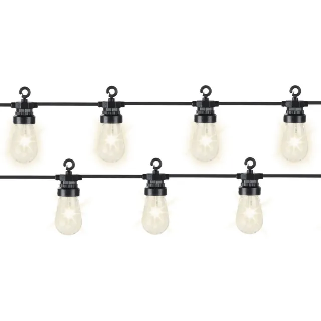 Decoris Buiten feestverlichting lichtsnoeren met 20 lampjes/bollampjes 950 cm - tuinverlichting - LED sfeerverlichting