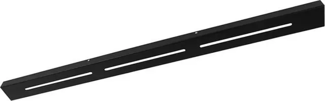 QAZQA Moderne Plafondplaat lamp - L 1200 mm - Staal grijs