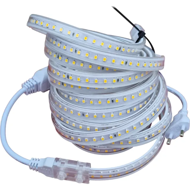 Aigostar LED lichtslang plat 5 meter - Warmwit 3000K - 120 LED's/m - IP65 sproeidicht - 230V AC