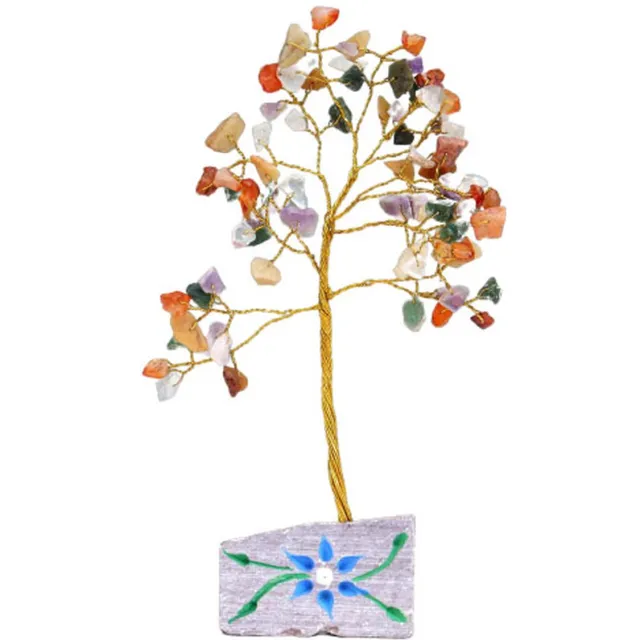 AW Gifts Gemengde edelsteenboom - 80 stenen Gemixte Stenen
