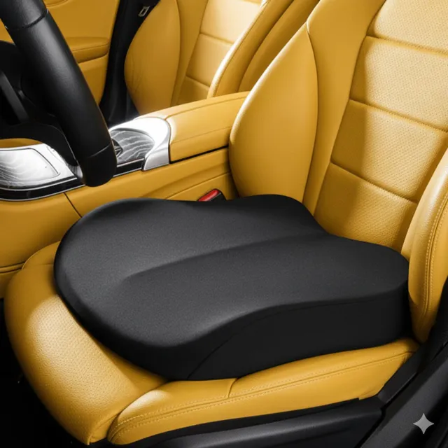 PolkaHome Zitkussen Ergonomisch Stoelkussen – Zitkussens Zitkussen Auto Zit Kussen Zitkussen Bureaustoel Stoelkussens Stoel Kussen Stoelkussen Auto – Ergonomisch Kussen voor Auto, Bureaustoel, Bed, Rolstoel stijl 4