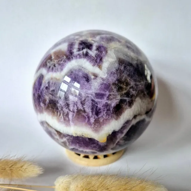Moonlight Gemstones XL Dream Amethist Edelsteen Bol – 93 mm (1067g) | Spirituele Edelsteen voor Rust en Balans Statement Piece Meerkleurig