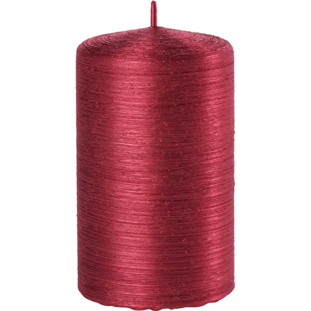 Enlightening Candles Cilinderkaars/stompkaars - rood - 6 x 10 cm - 25 branduren - sfeerkaarsen - kaarsen - Woondecoraties