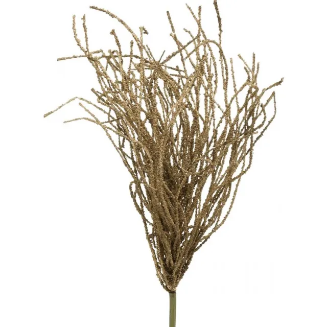 Viana Gras Bush Bruin Kunstmatige Droge Decoratie Herfst Decoratie 48cm