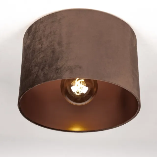 Lumidora Plafondlamp 31699 - Plafonniere - CHARLOTTE - E27 - Bruin - Metaal - ⌀ 25 cm