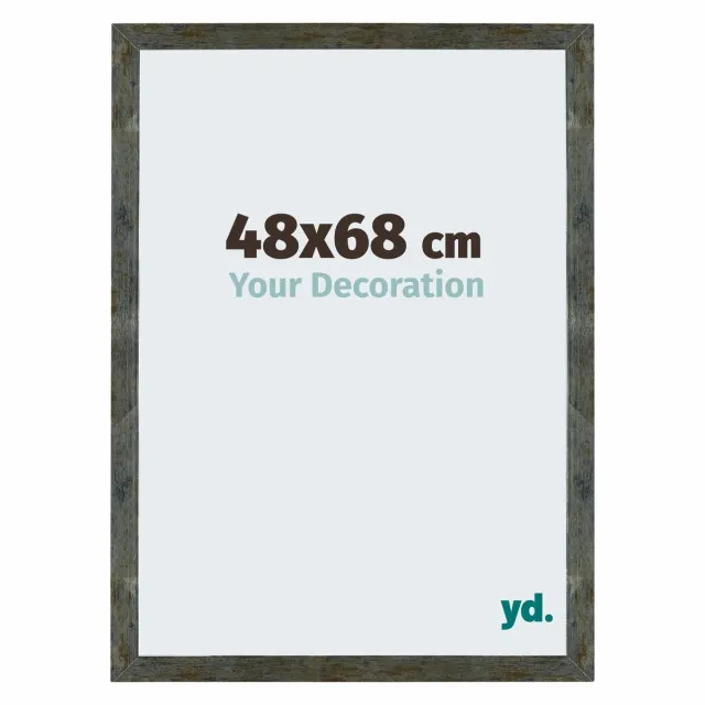 yd. Your Decoration - Fotolijst 48x68 cm - MDF - Blauw Goud Gemeleerd - Mura