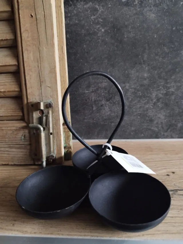 Artisan Collection Triple kandelaar zwart