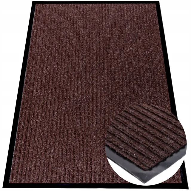 Multi Decor Grote Bruine Deurmat 80x120cm - Antislip, Duurzaam, Binnen