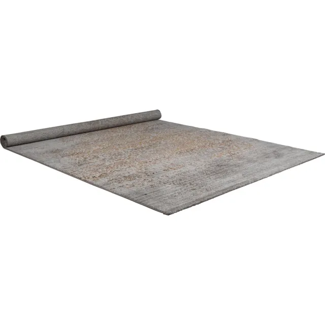 Zuiver Magic Vloerkleed 200x290 Grijs/Oranje