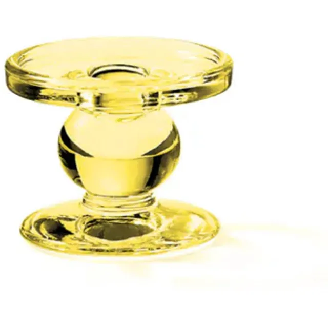 Ambiente Kaarsenhouder - Candle holder - Small - Yellow Geel