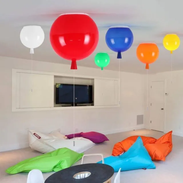 Funnylights Plafondlamp Ballonlamp Groen Groot inclusief 4W LED lamp - Funnylights